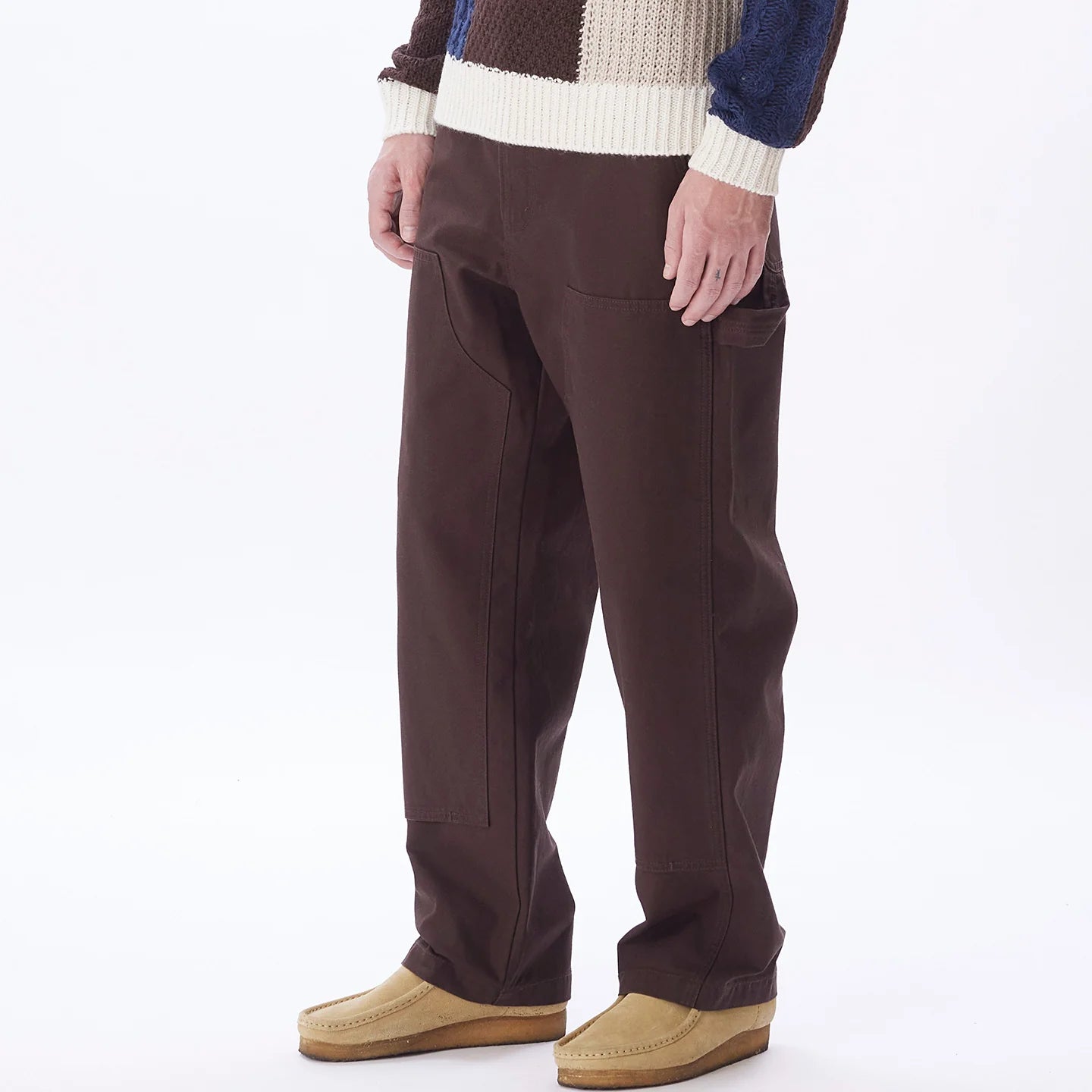 Big timer twill double knee carpenter pant (Java brown)