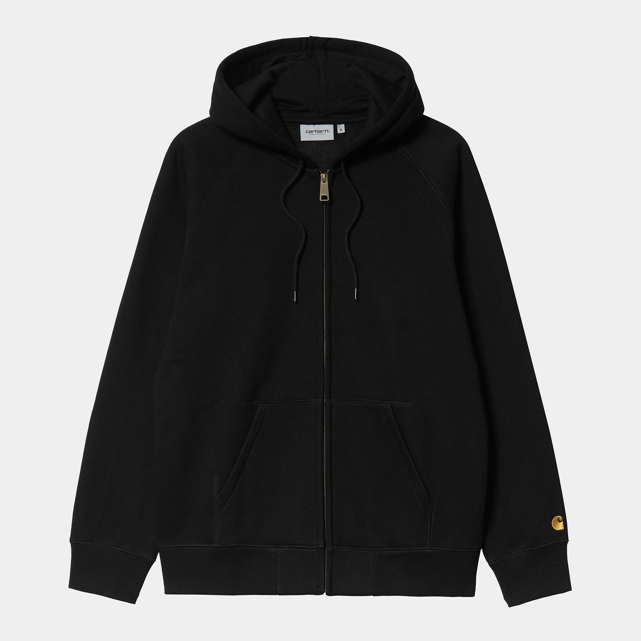 Carhartt WIP Hooded Chase Jacket  Black / Gold