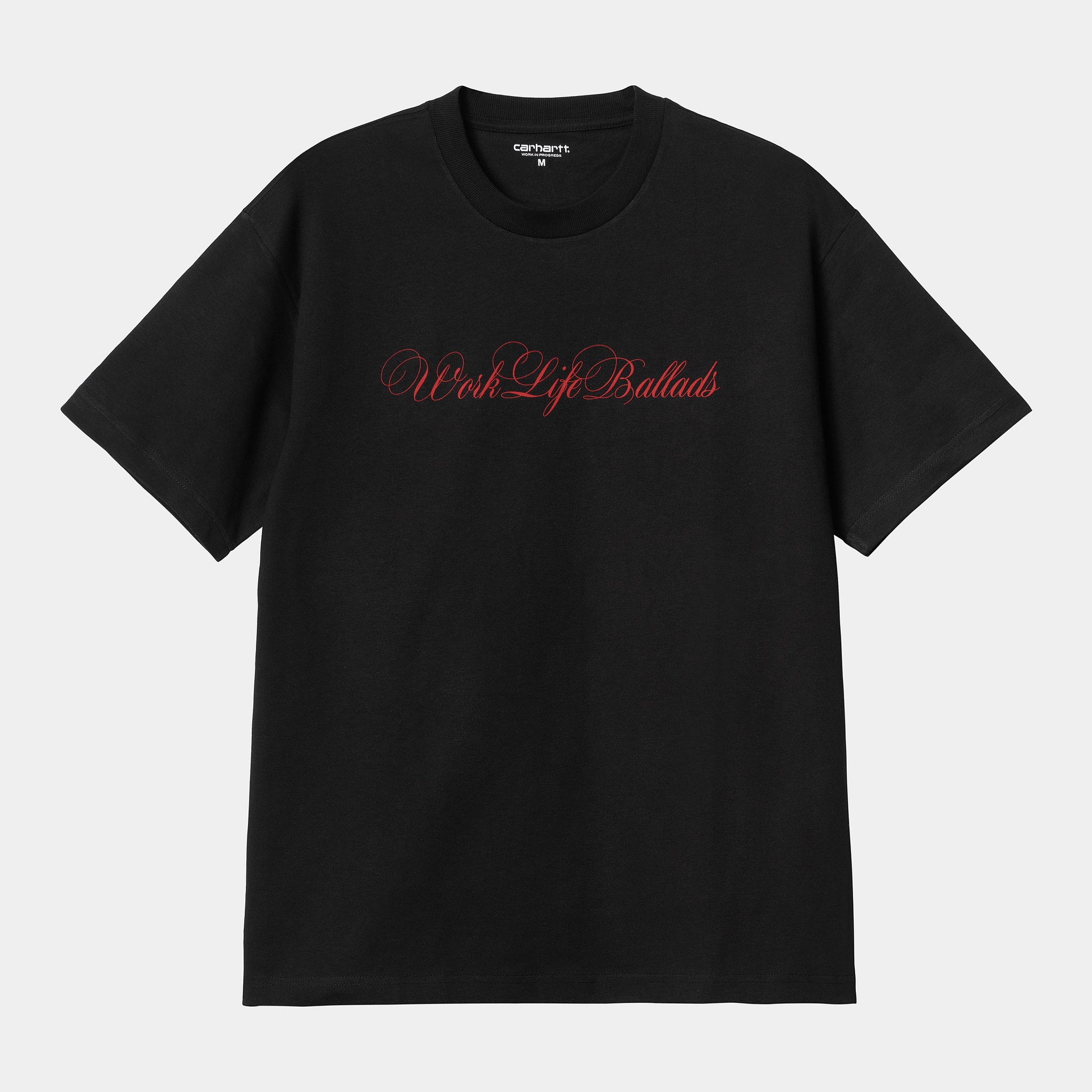 Carhartt WIP S/S Work Life Ballads T-Shirt (Black/red)