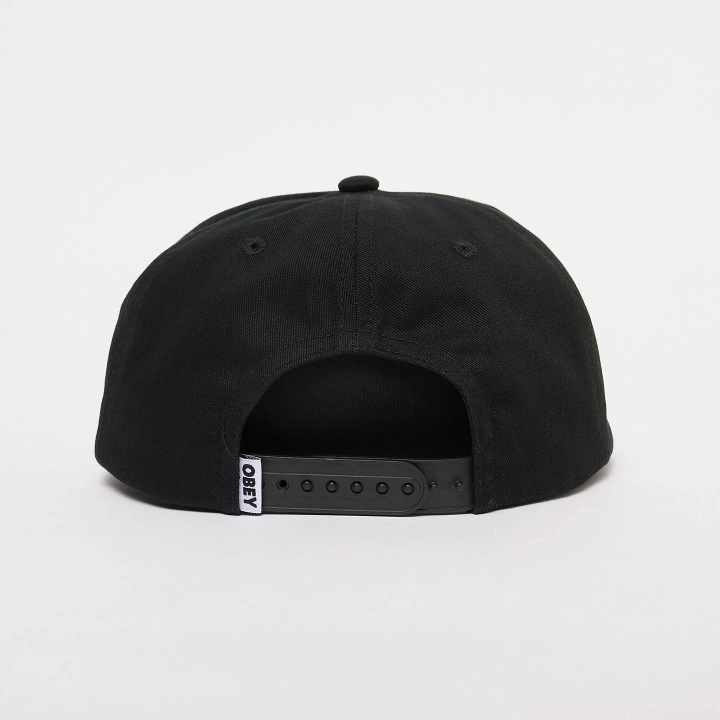 Obey Records 5 Panel Snapback (Black)