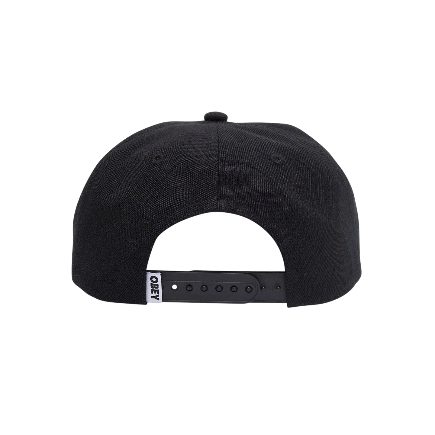 Obey Case 6 Panel Classic Snapback (Black)