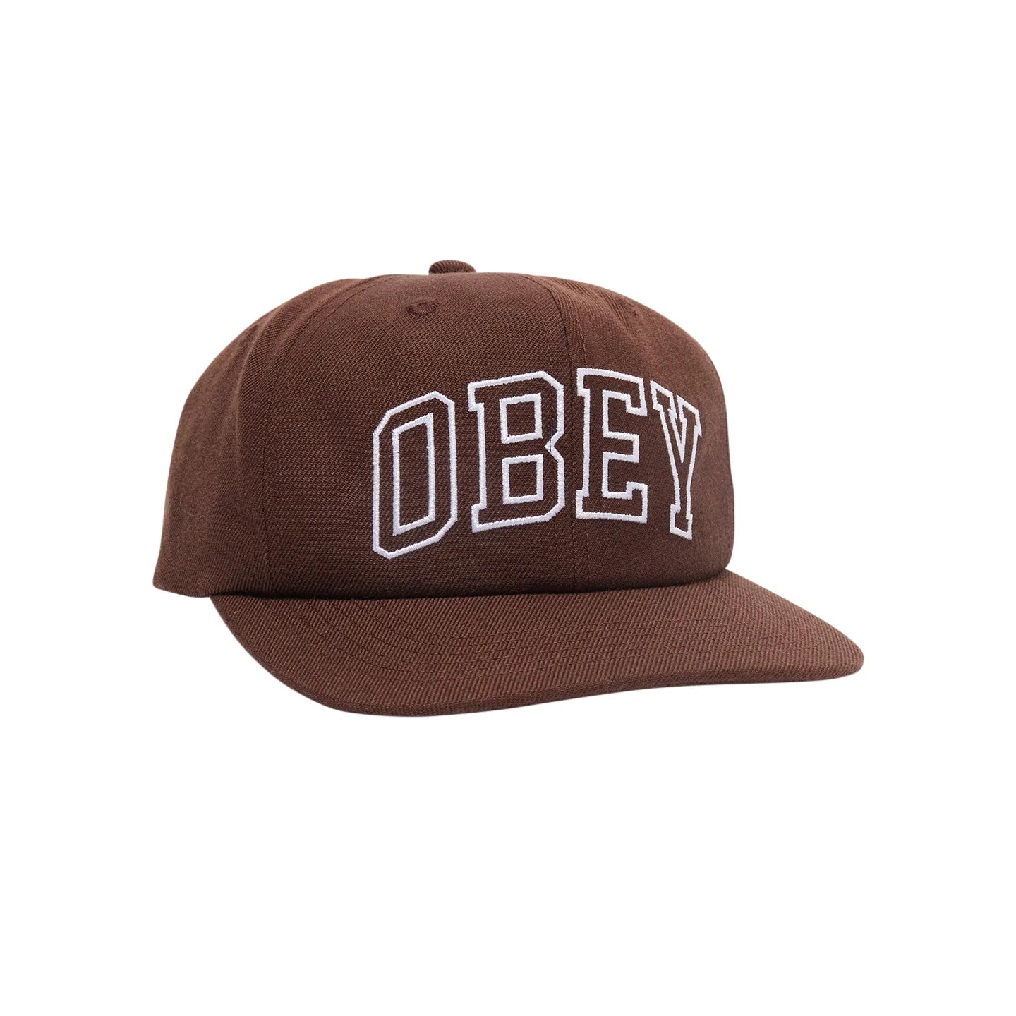 Obey Rush 6 panel Classic Snapback (Brown)