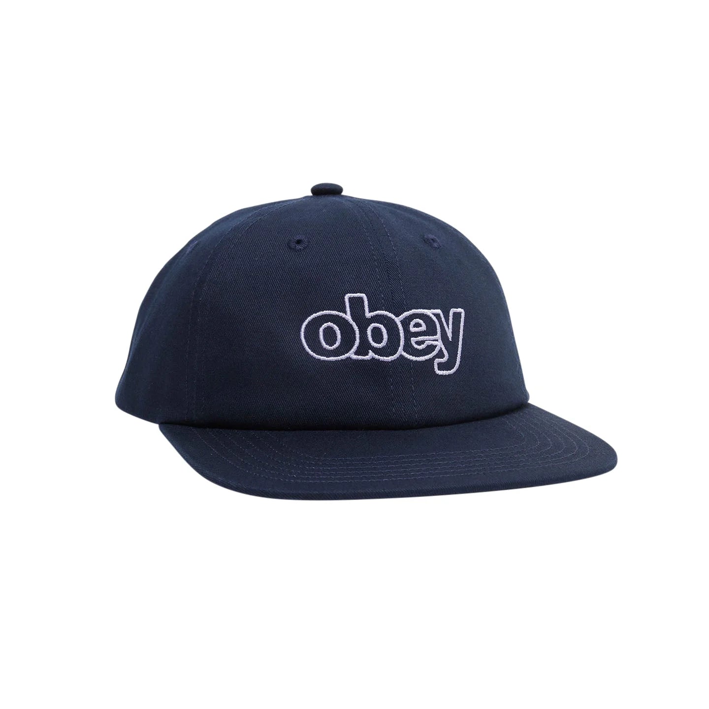 Obey Select 6 Panel Classic Snapback (Navy)