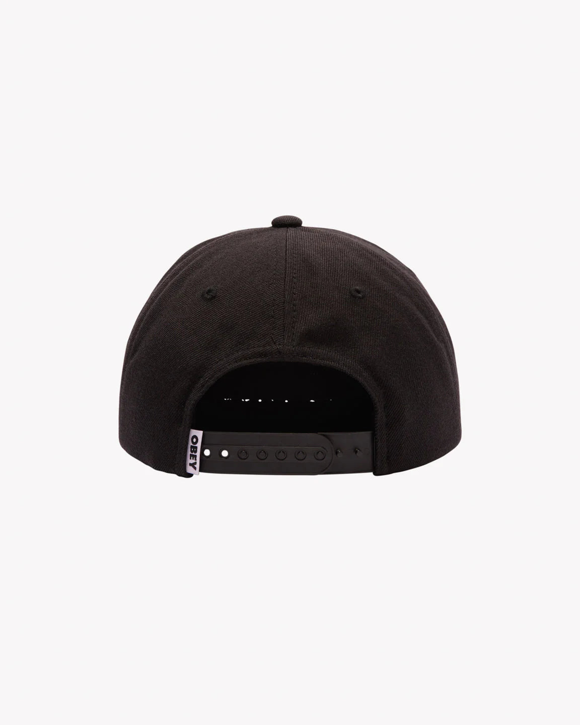 Obey Chaos 6 Panel Classic Snapback (Black)