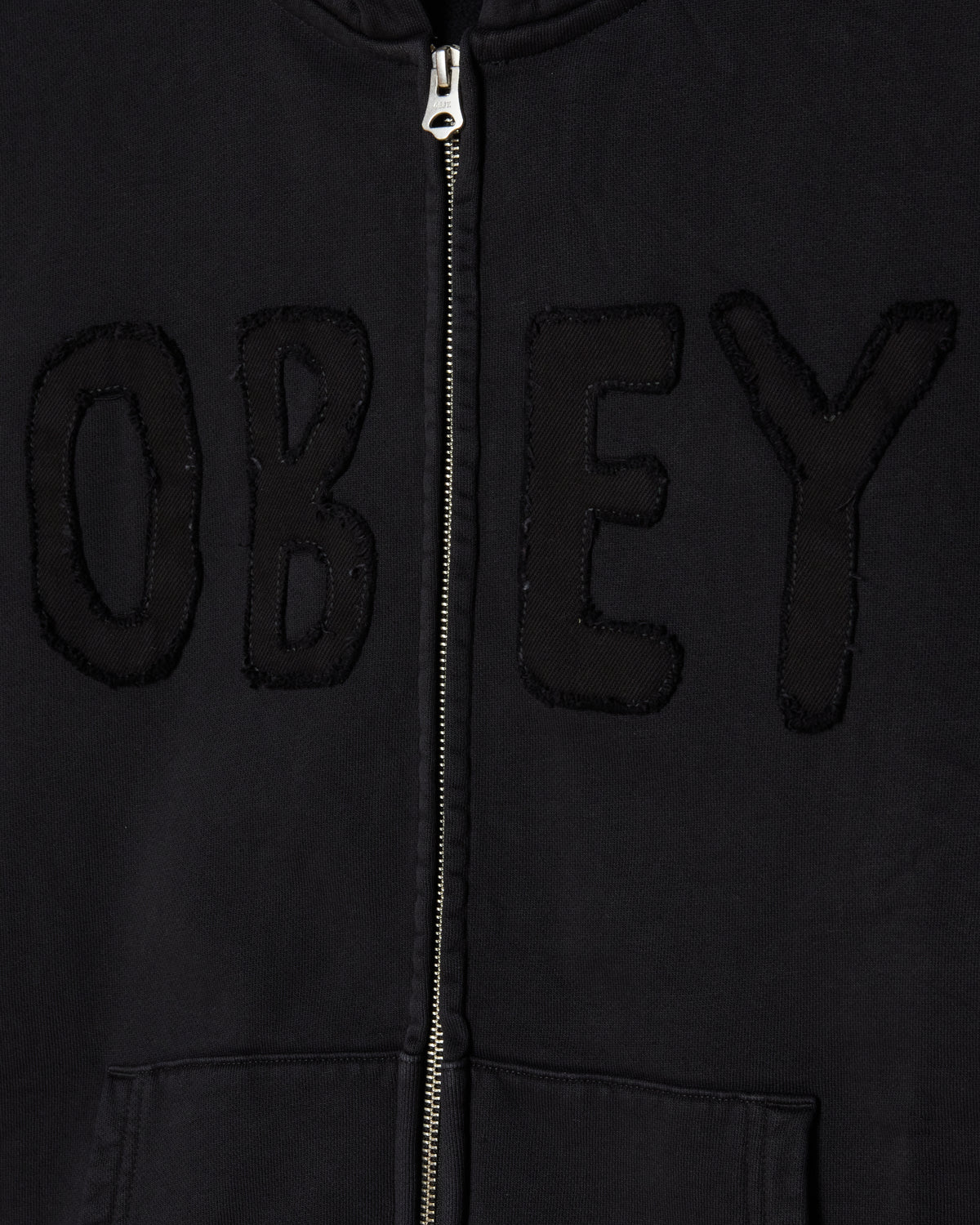 Hybrid Faded Zip Hood (Digital Black Faded Wash)