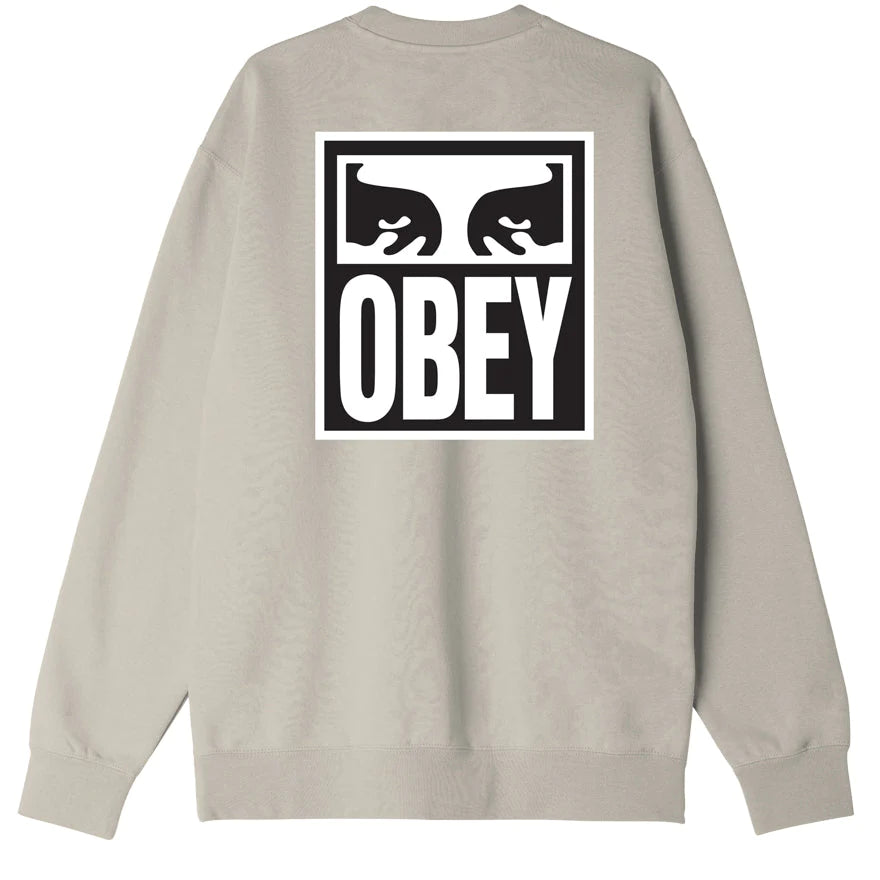 Obey Eyes Icon Crew (Silver Grey)