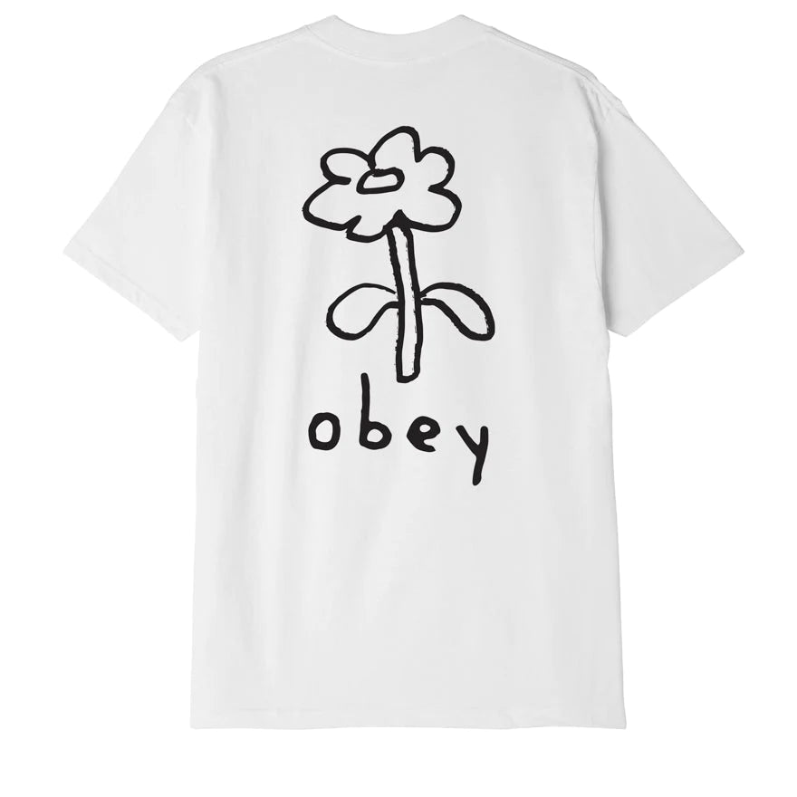 Obey Doodle Flower (White)