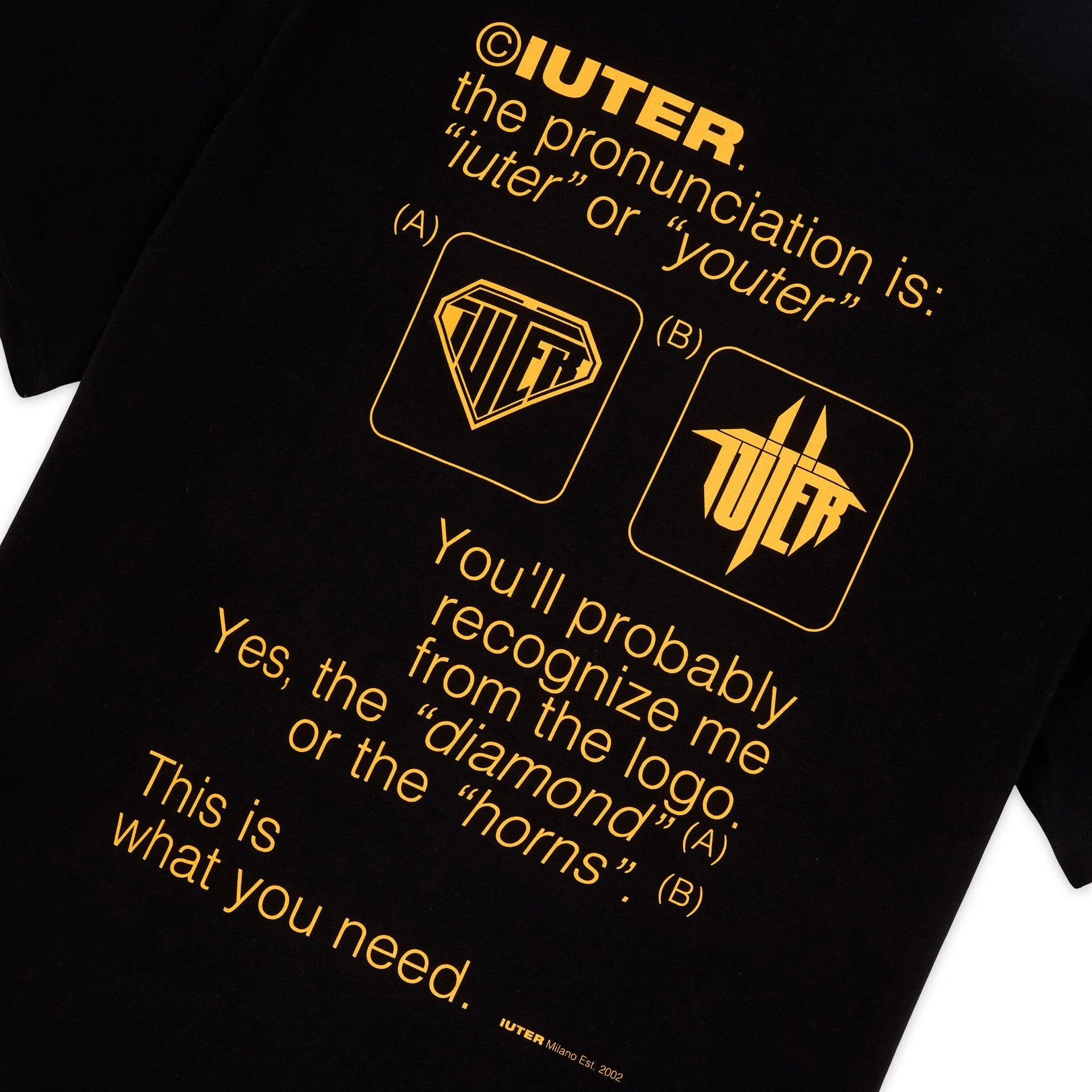 Iuter Sense Tee (Black)