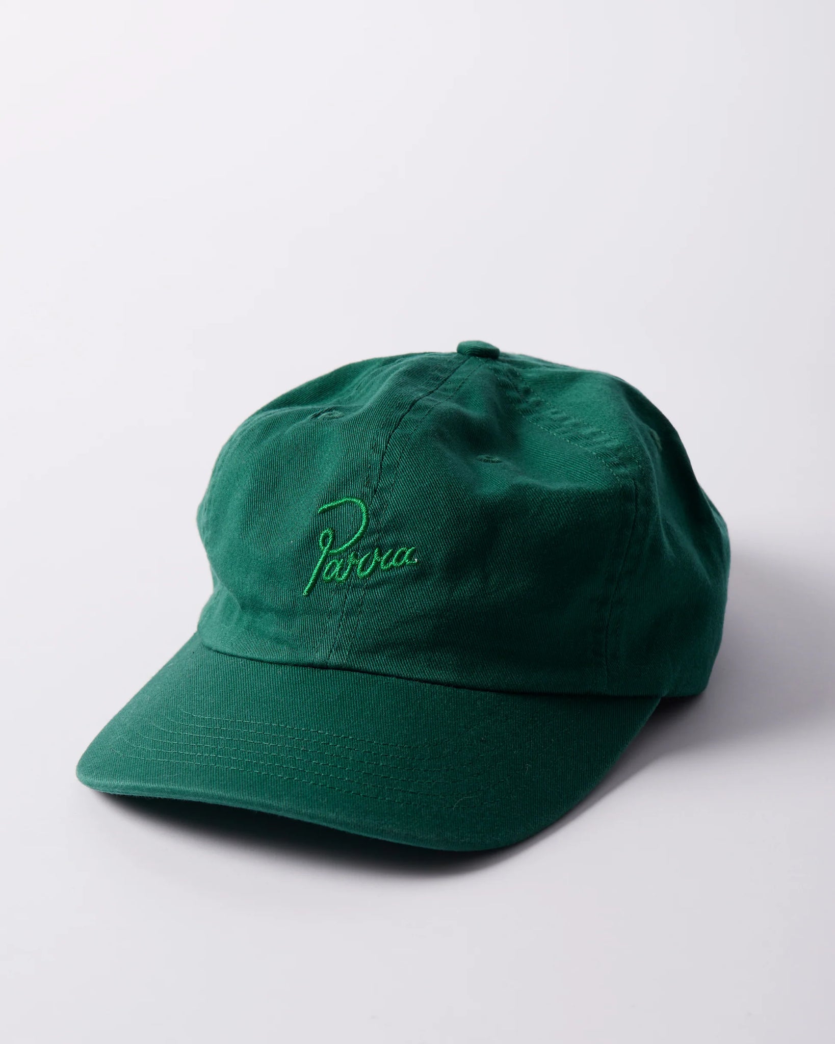 Script logo 6 panel hat (Castleton green)