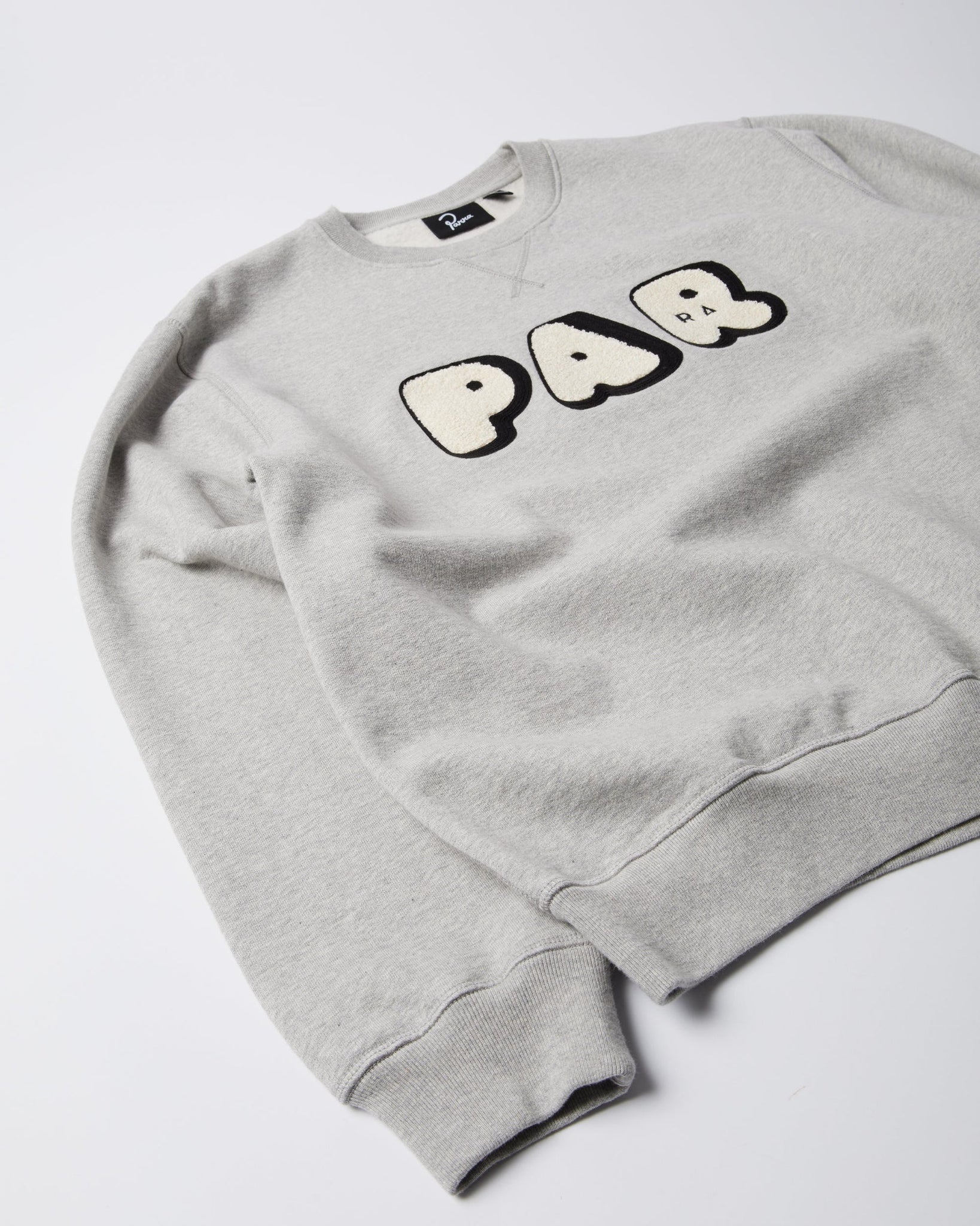 Rounded PAR crew neck sweatshirt (grey)