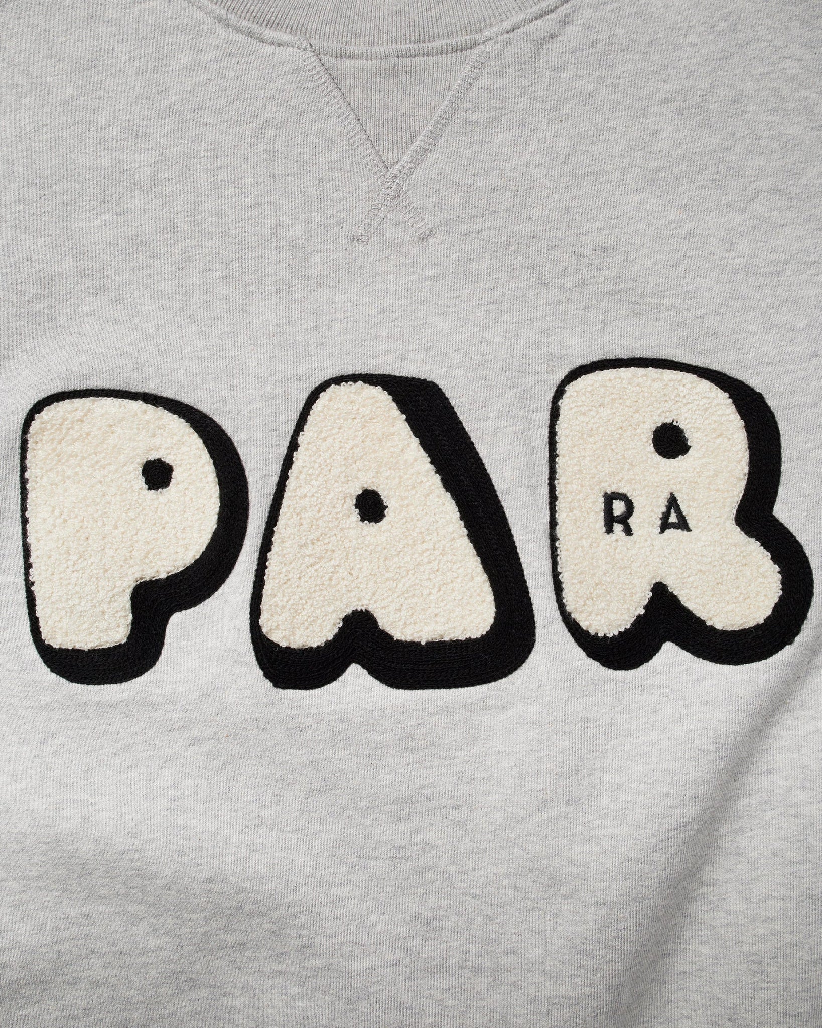 Rounded PAR crew neck sweatshirt (grey)