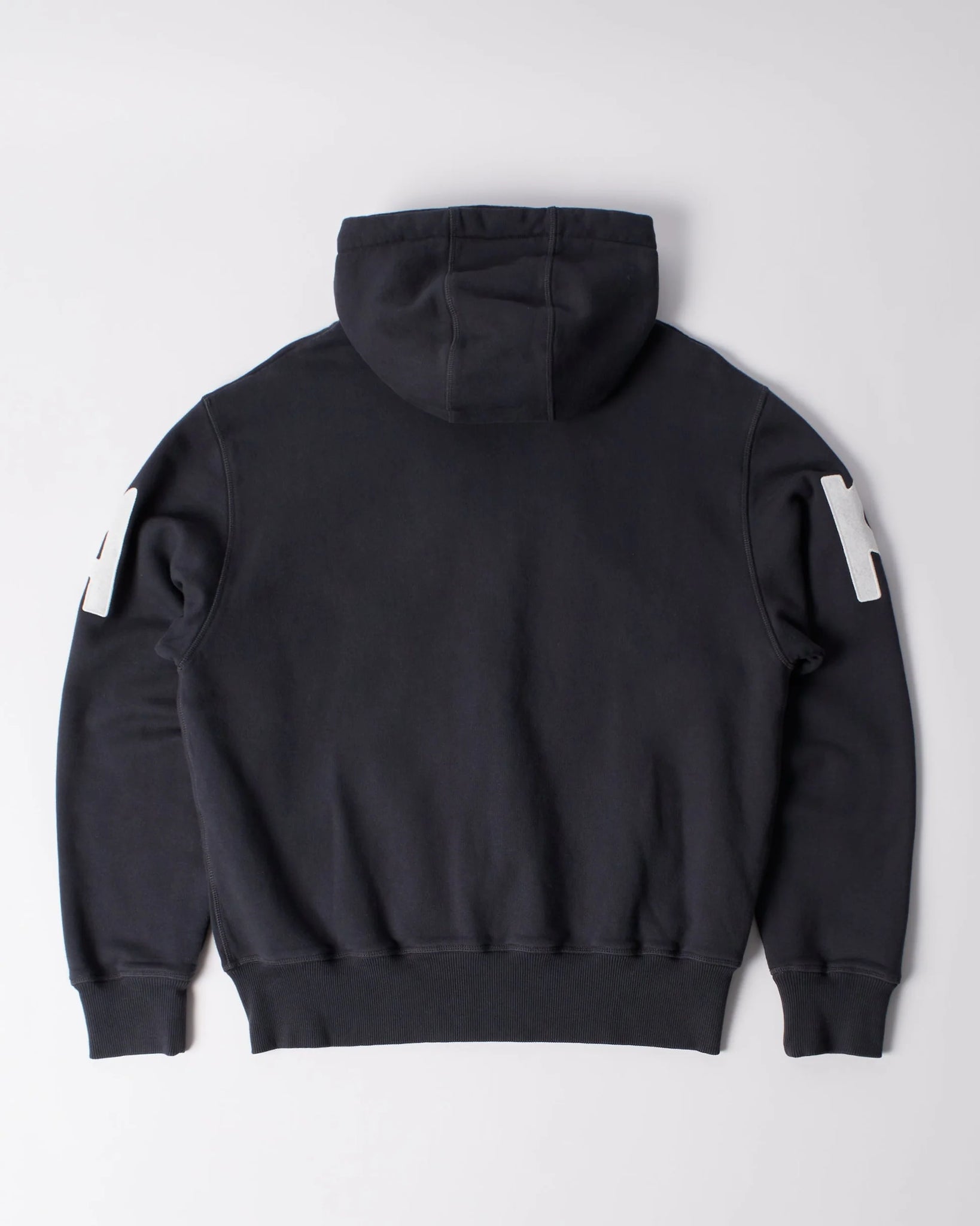 Parra Word salad zip hooded sweatshirt (Dark Navy)