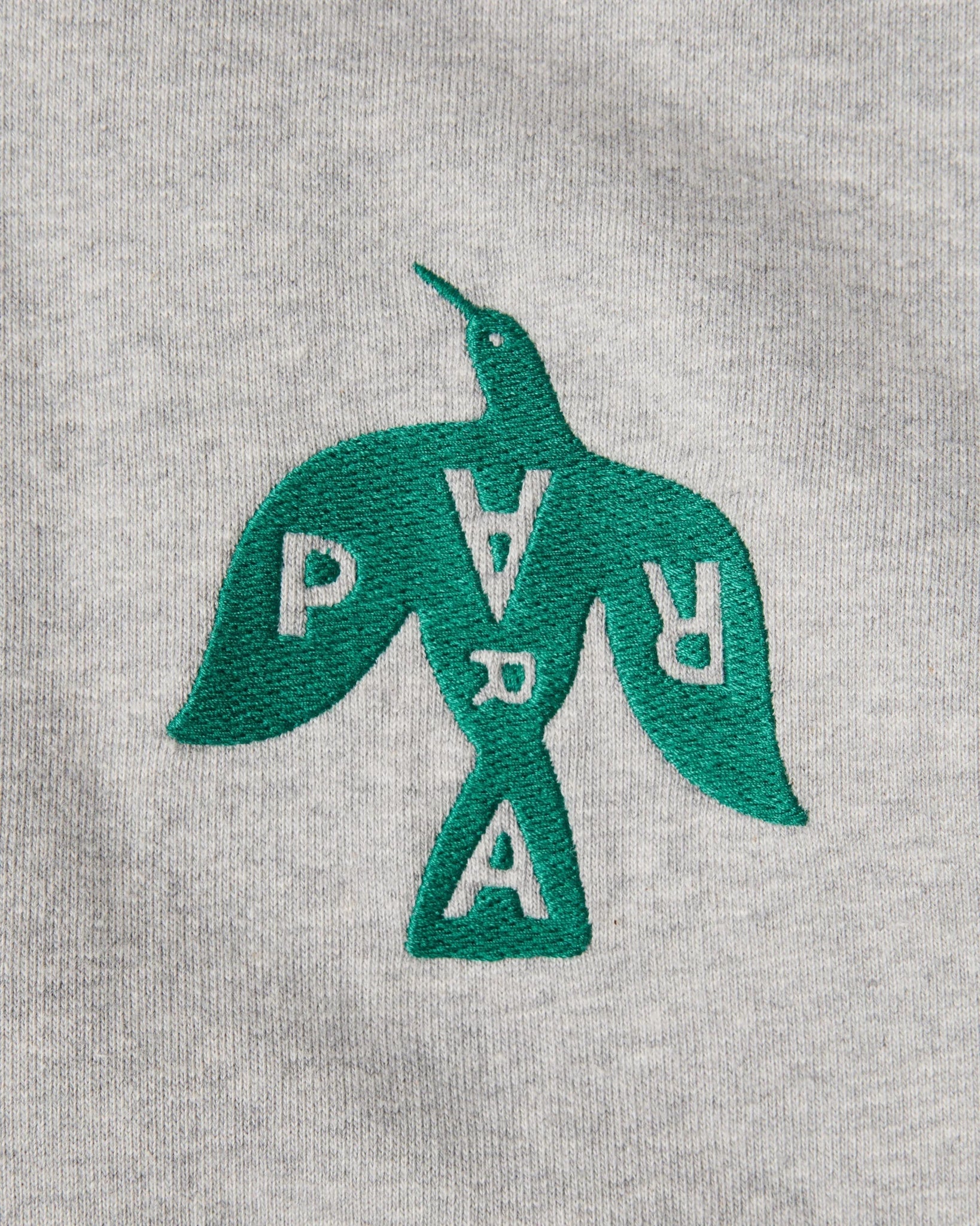 Parra Crow logo hooded sweatshirt (Eather Grey)