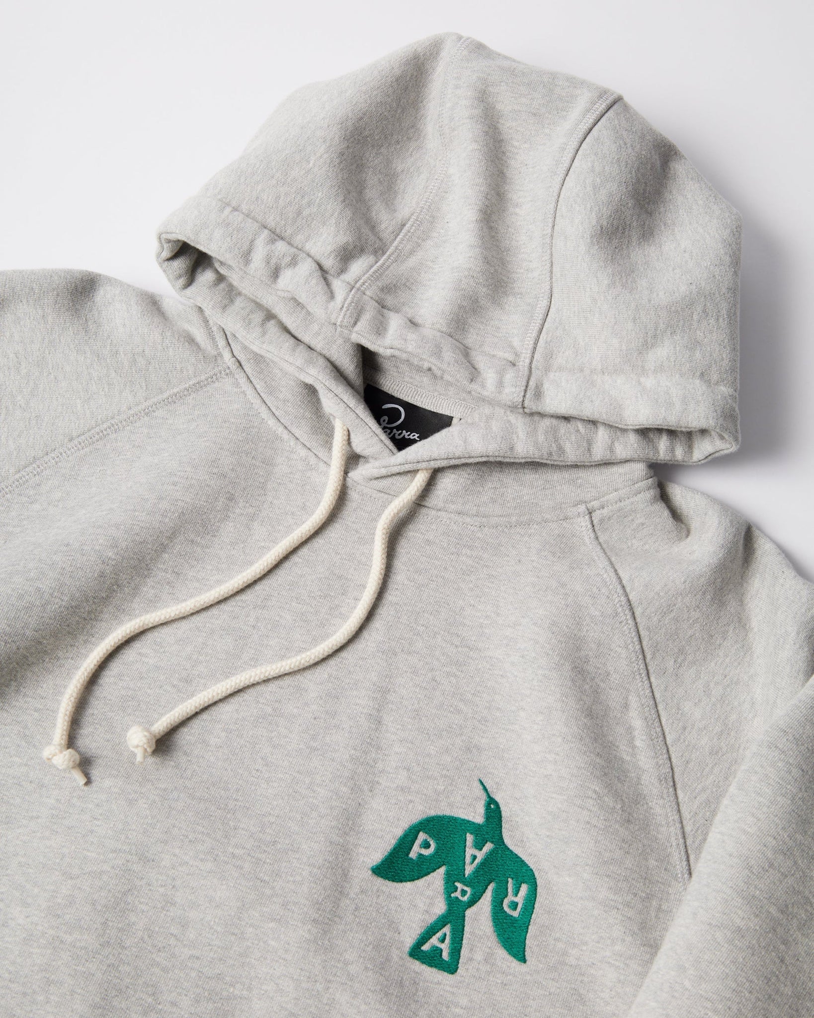 Parra Crow logo hooded sweatshirt (Eather Grey)