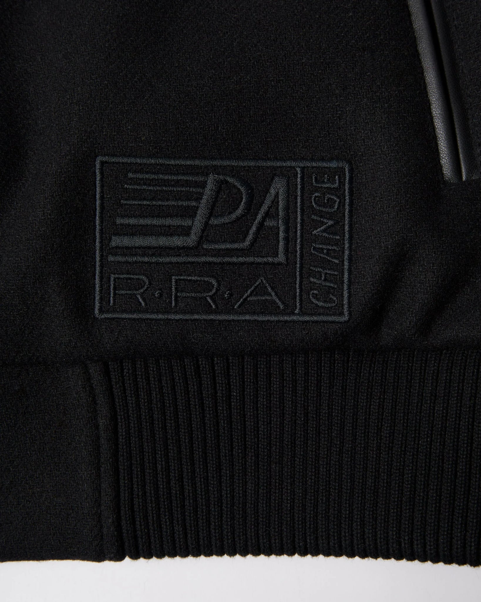 Parra Not movie quality varsity jacket (Black)