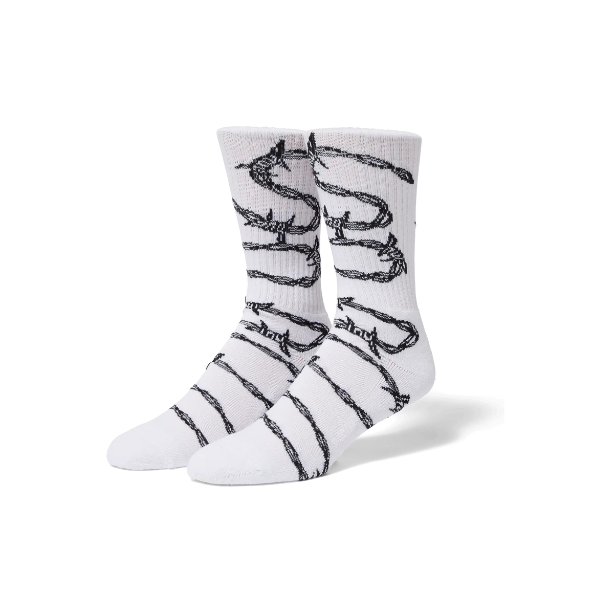 Barbed Wire Crew Sock