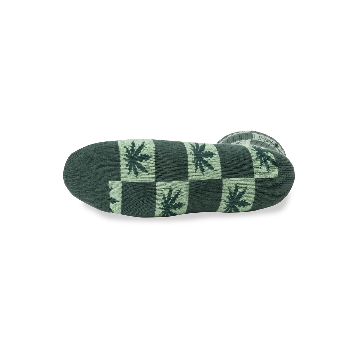 Checkered Plantlife Sock (Pine)