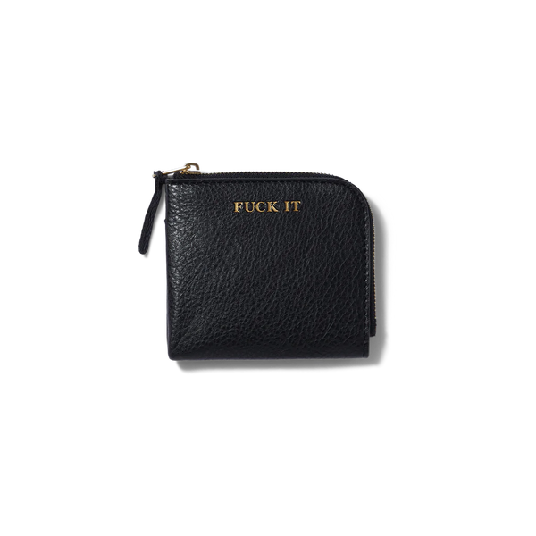 Fuck It Zip Wallet (Black) – Source