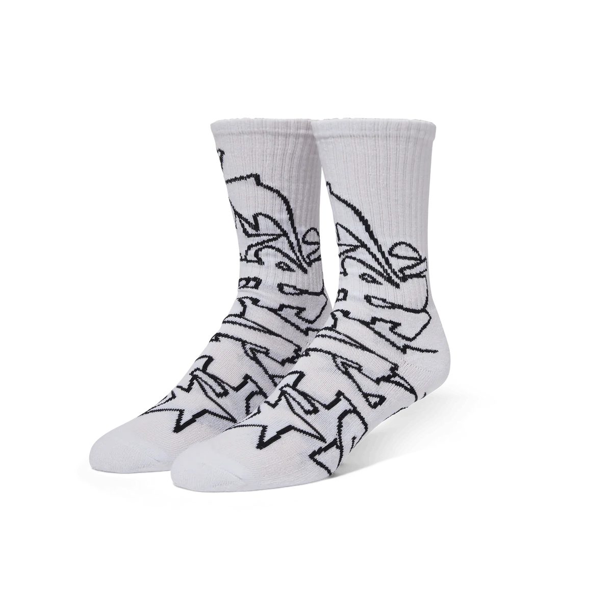 Outlines Crew Sock (White)