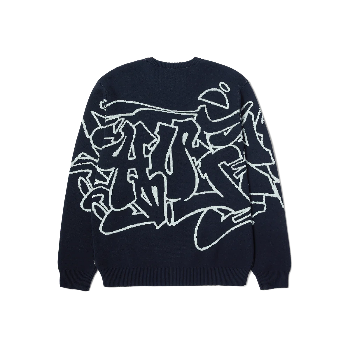 Outlines Crewneck Sweater (Navy)