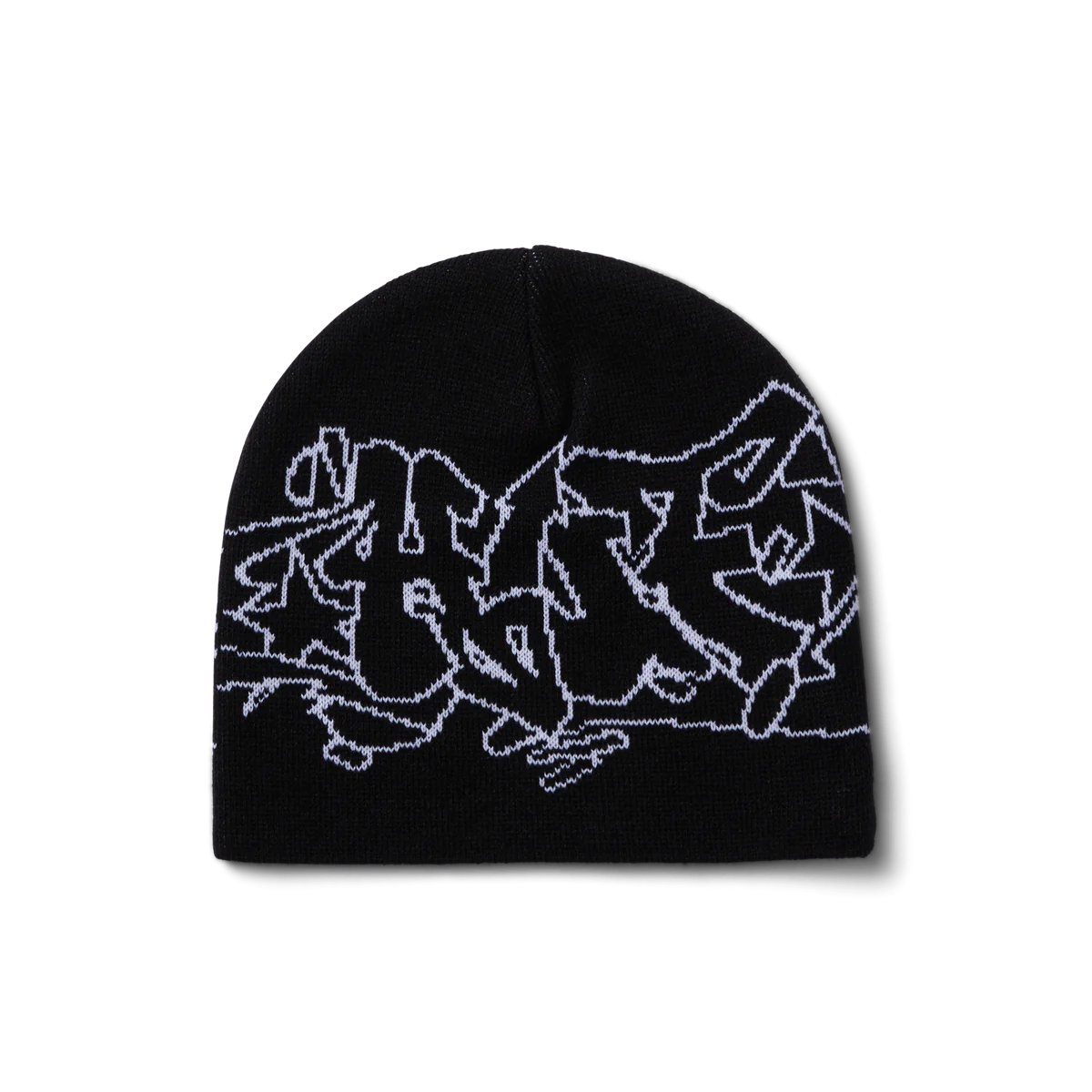 Outlines Skull Beanie (Black)