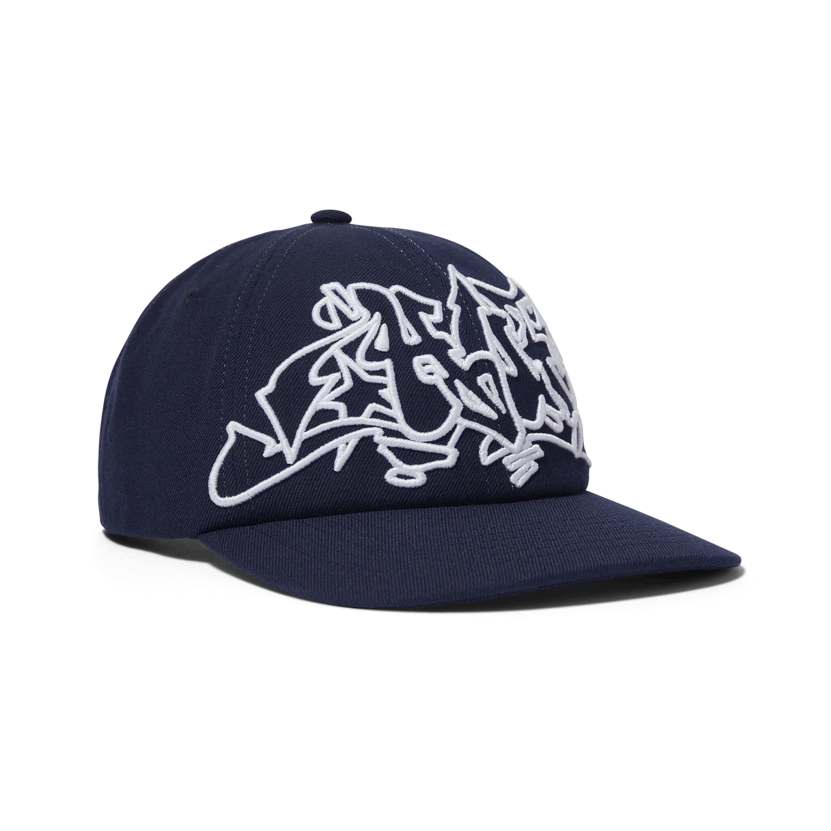 Outlines Snapback Hat (Black)