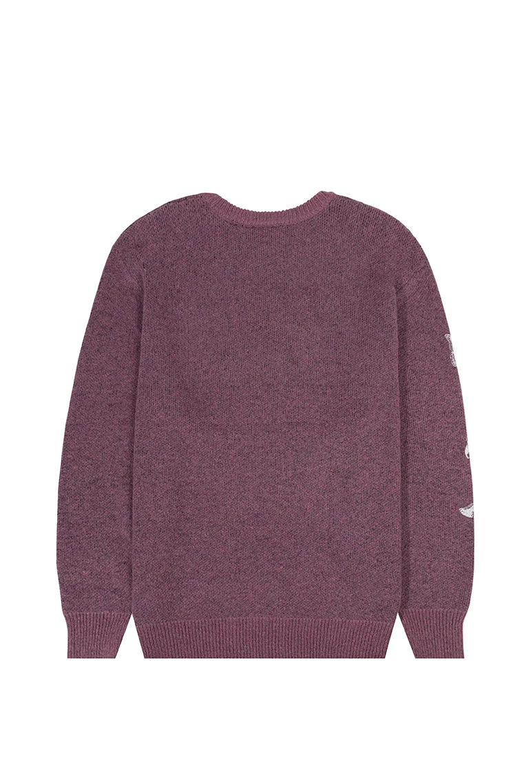 Spiral Sweater (Dusty Purple)