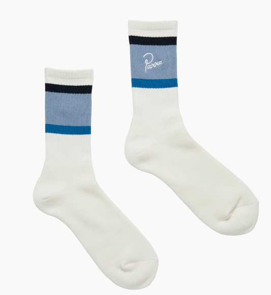 Classic logo crew socks (white)