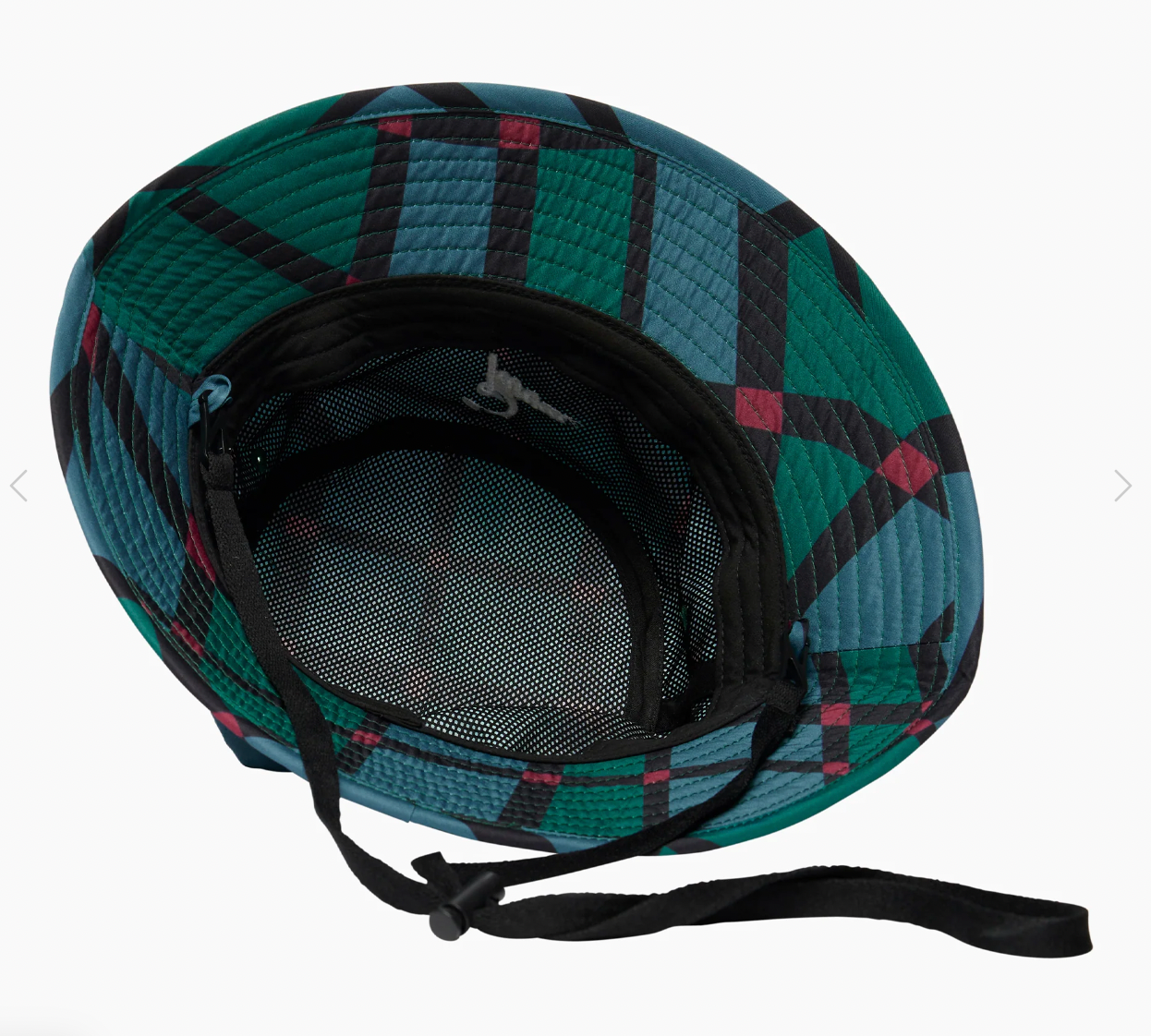 Squared waves pattern safari hat (multi)