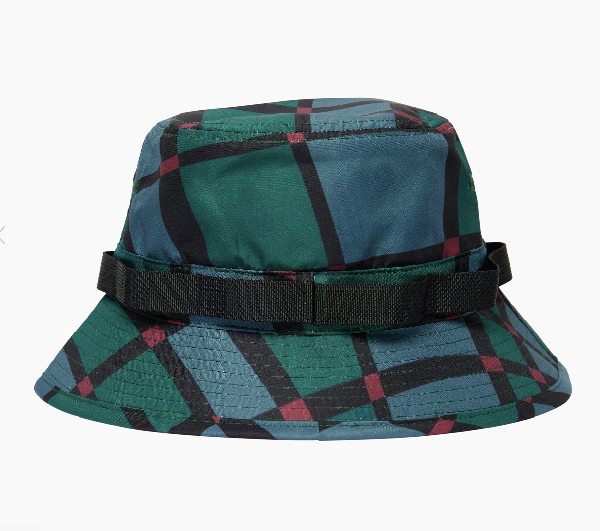 Squared waves pattern safari hat (multi)