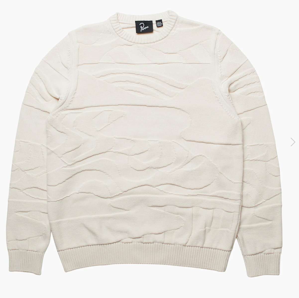 Lanascaped knitted pullover (off white)
