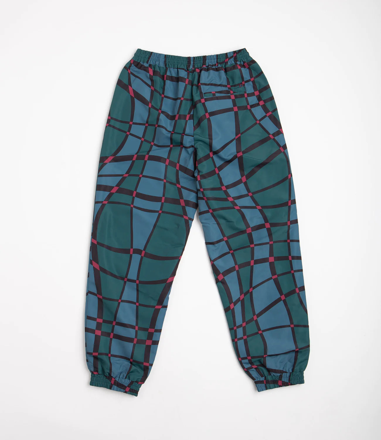 Squared waves pattern track pants (Multi Check)