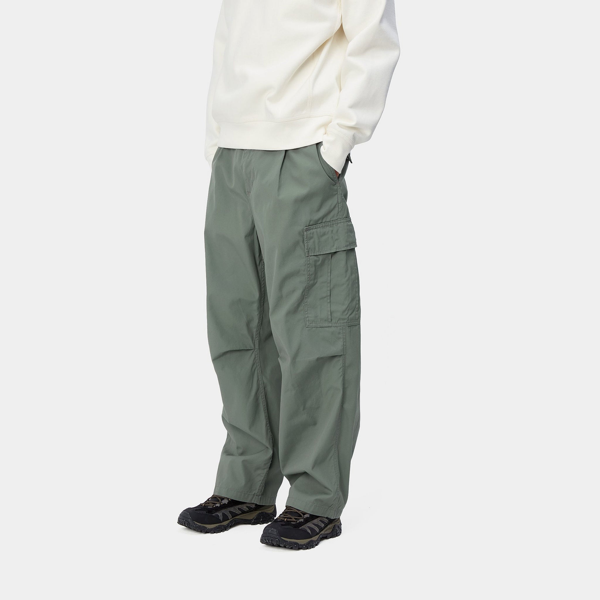 Carhartt WIP Cole Cargo Pant (Park rinsed no length)