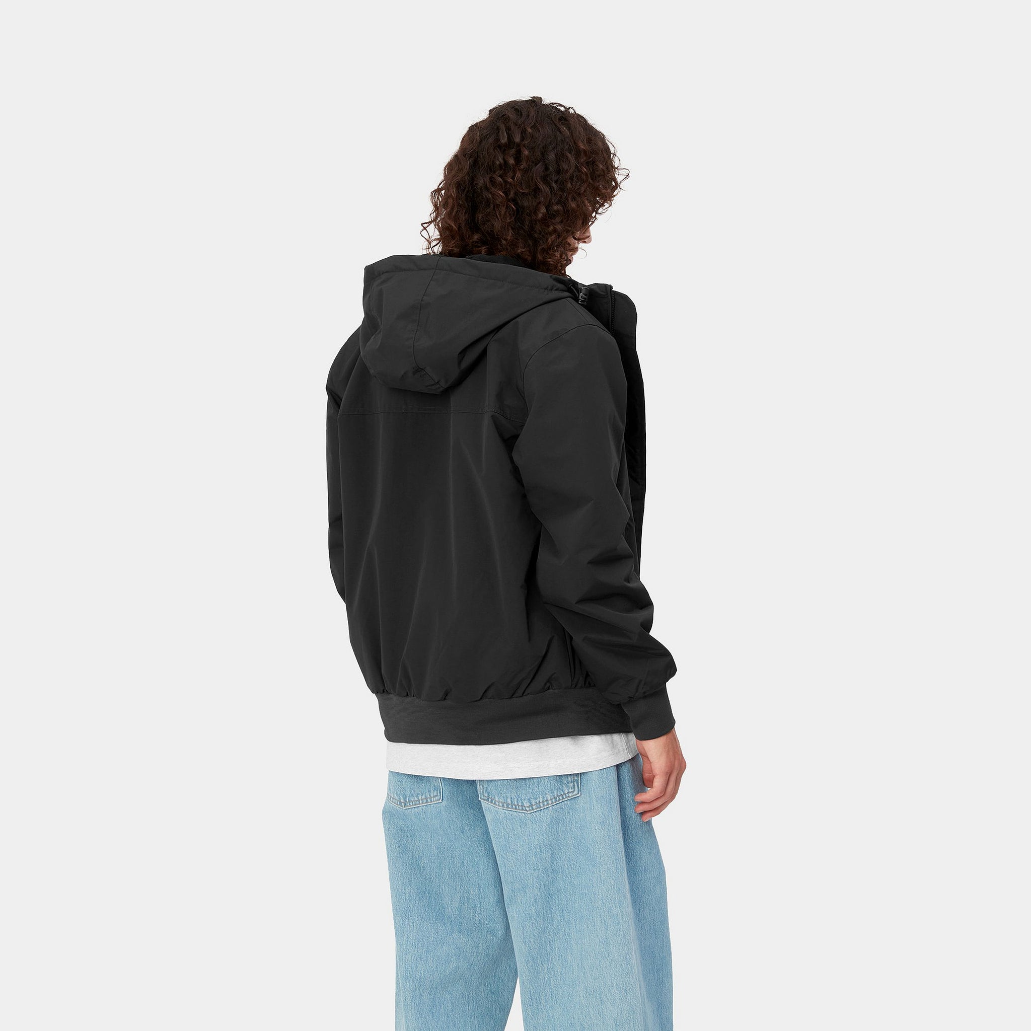 Carhartt WIP Hooded Sail Jacket (Black/White)