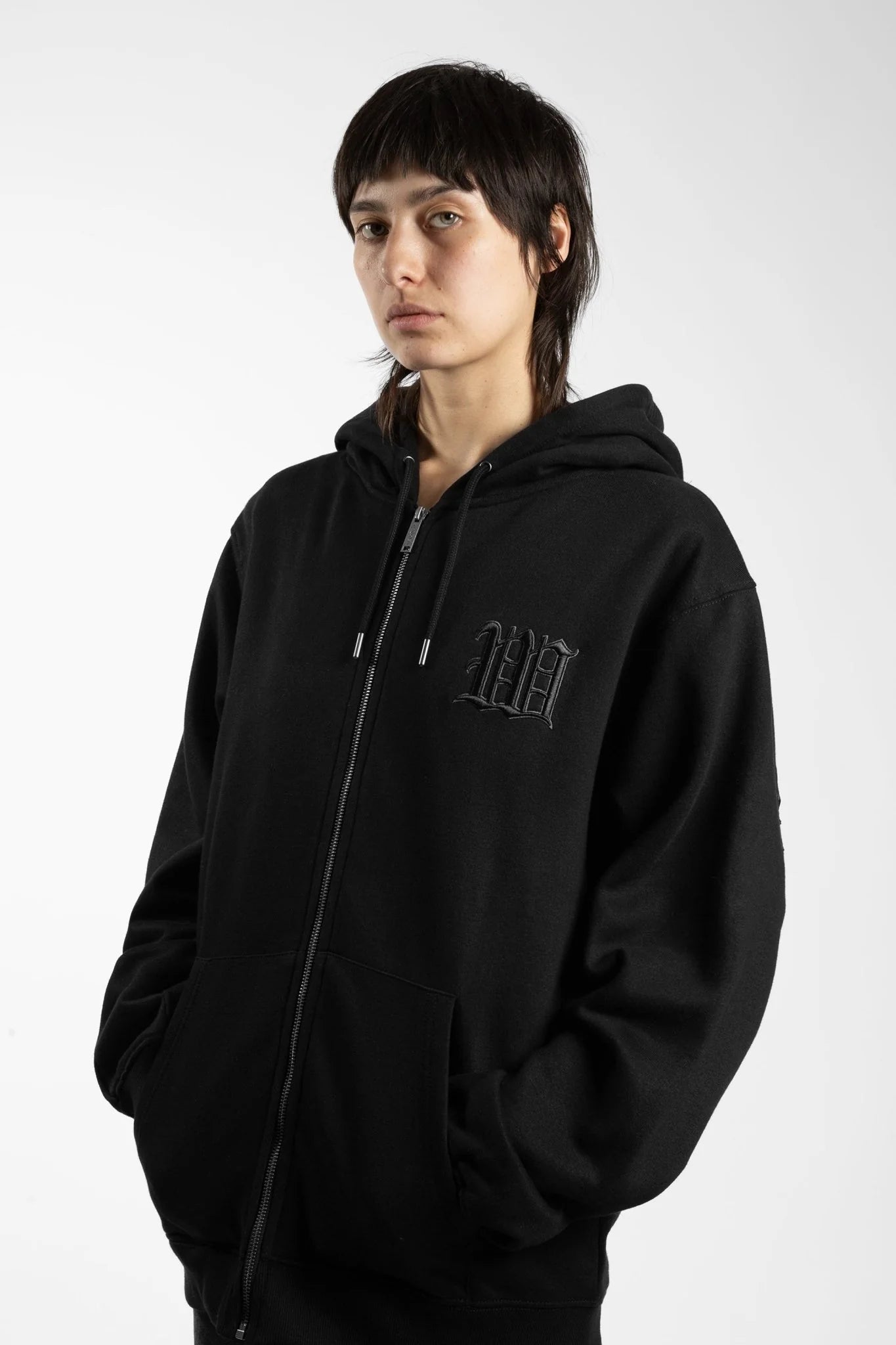 Kingdom Curve Zip Hoodie (Black)