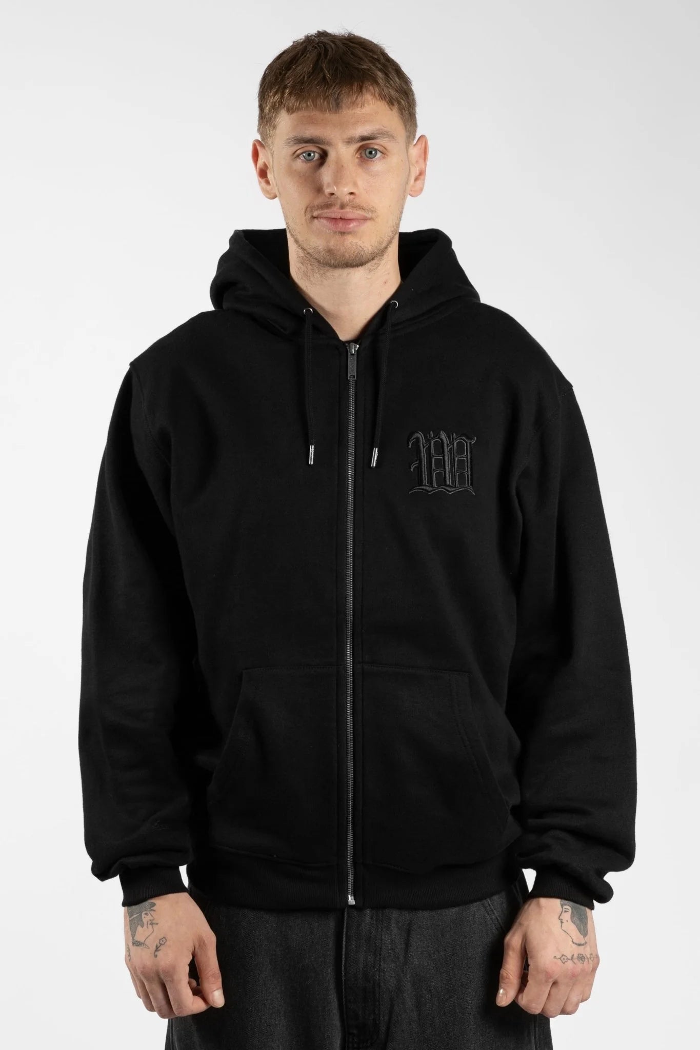 Kingdom Curve Zip Hoodie (Black)