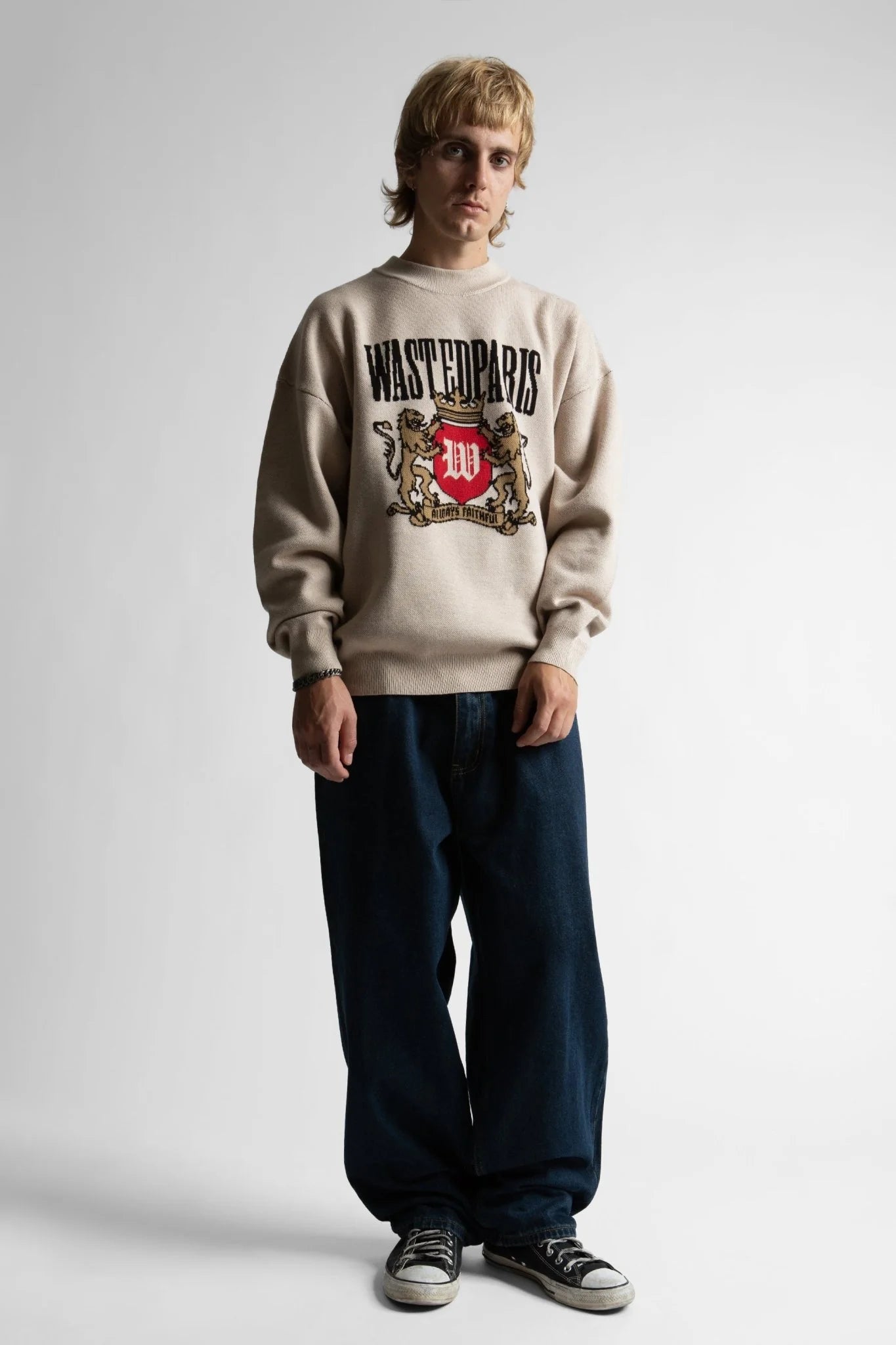 Wasted Paris - Crest Casper Pant (Raw Blue)