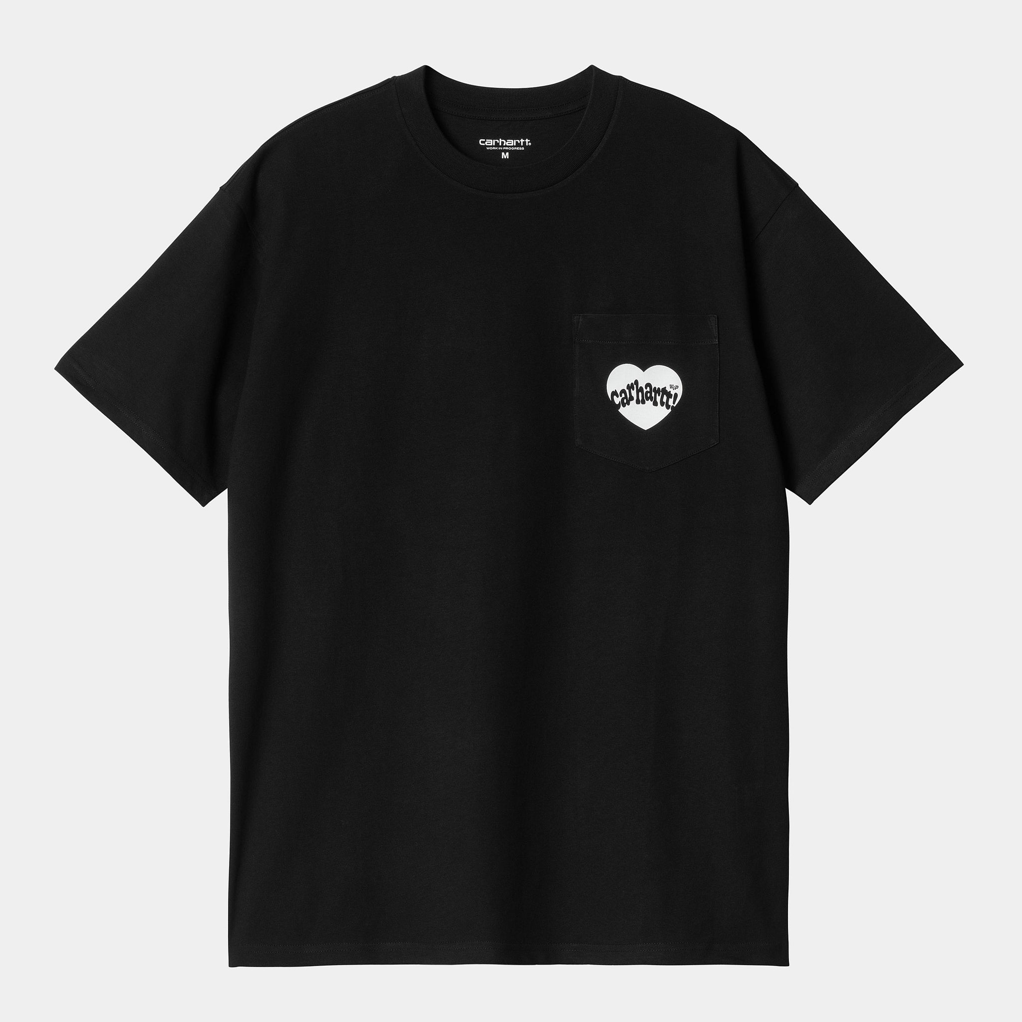Carhartt WIP S/S Amour Pocket T-Shirt  (Black / White)