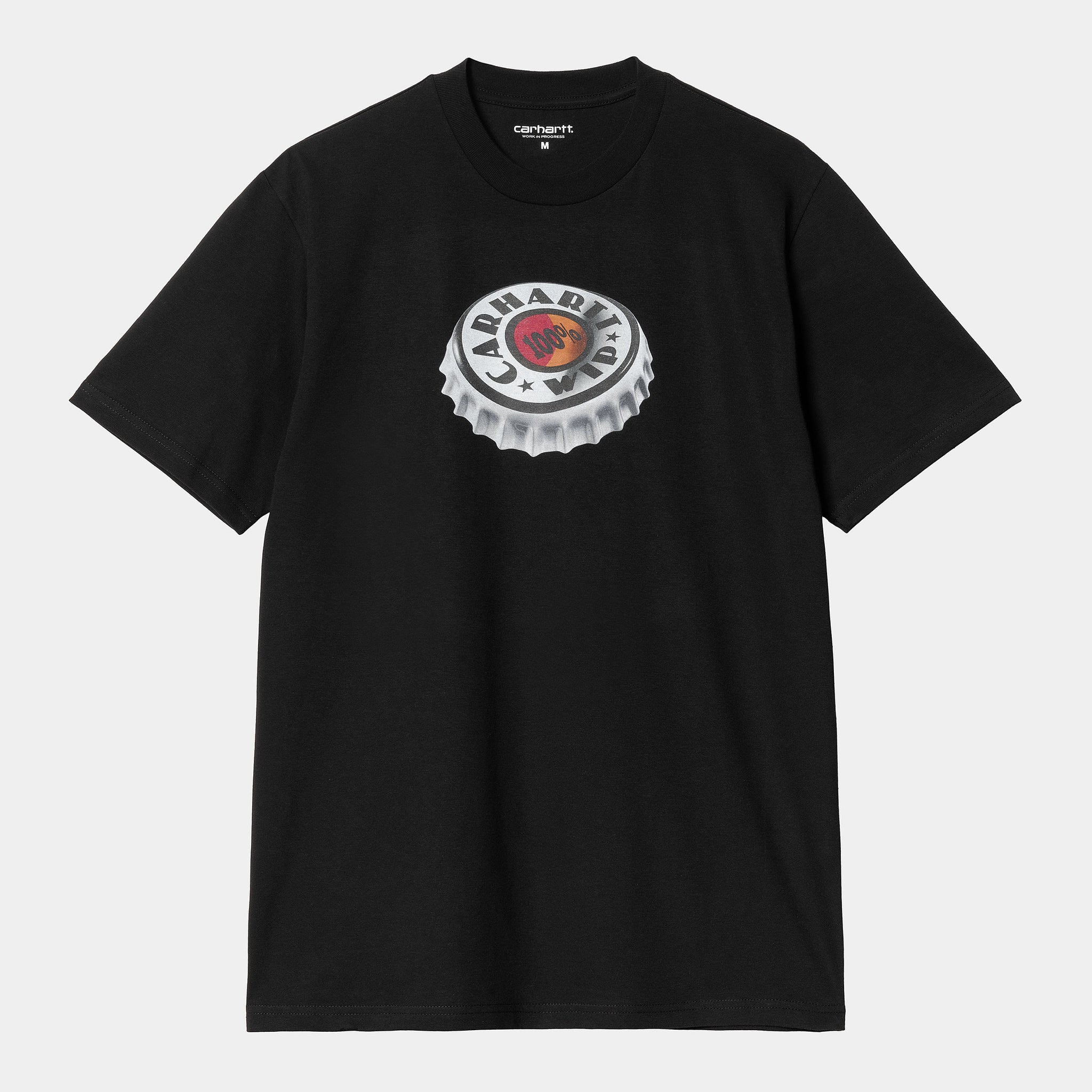 Carhartt WIP S/S Bottle Cap T-Shirt (Black)