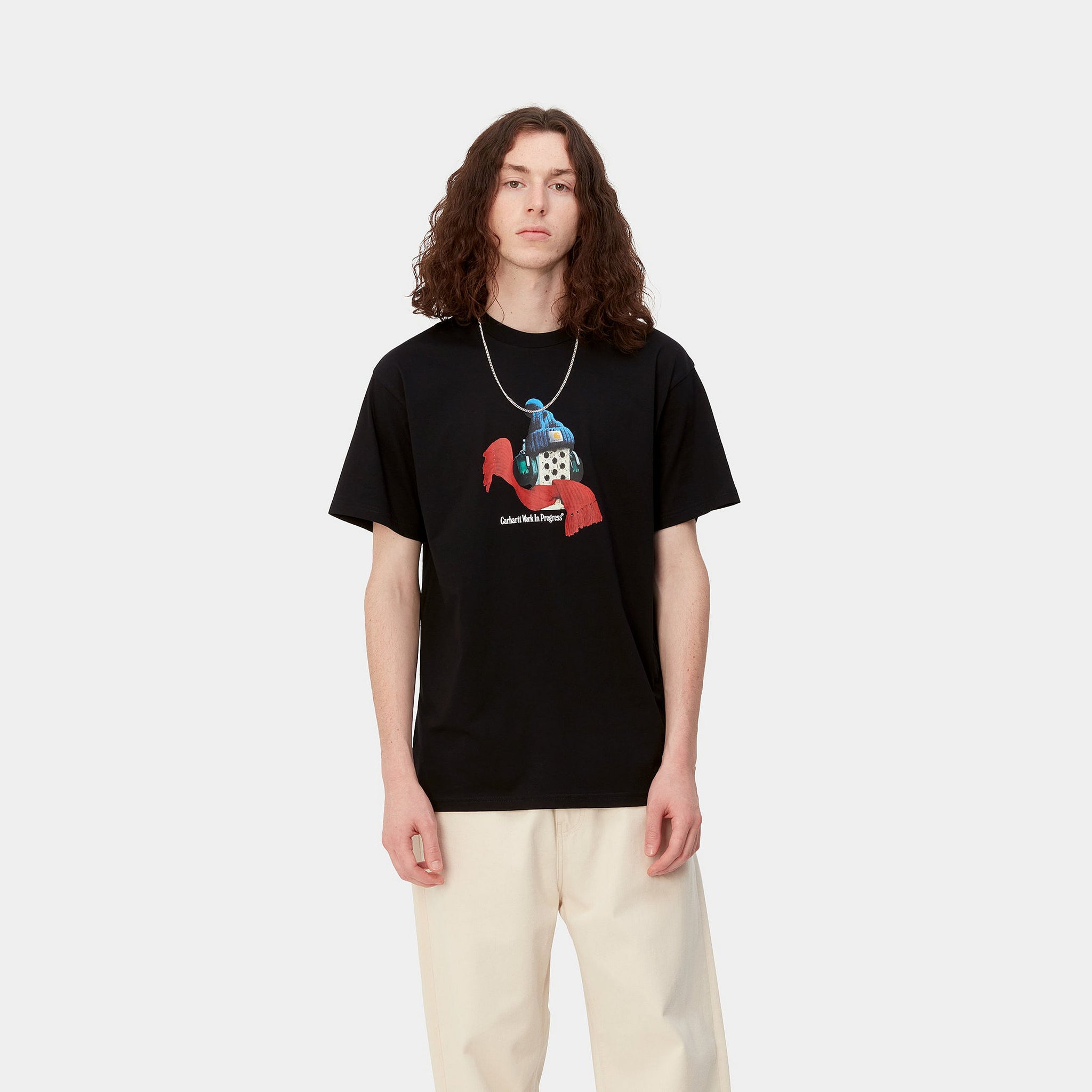 Carhartt WIP S/S Stone Cold T-Shirt (Black)