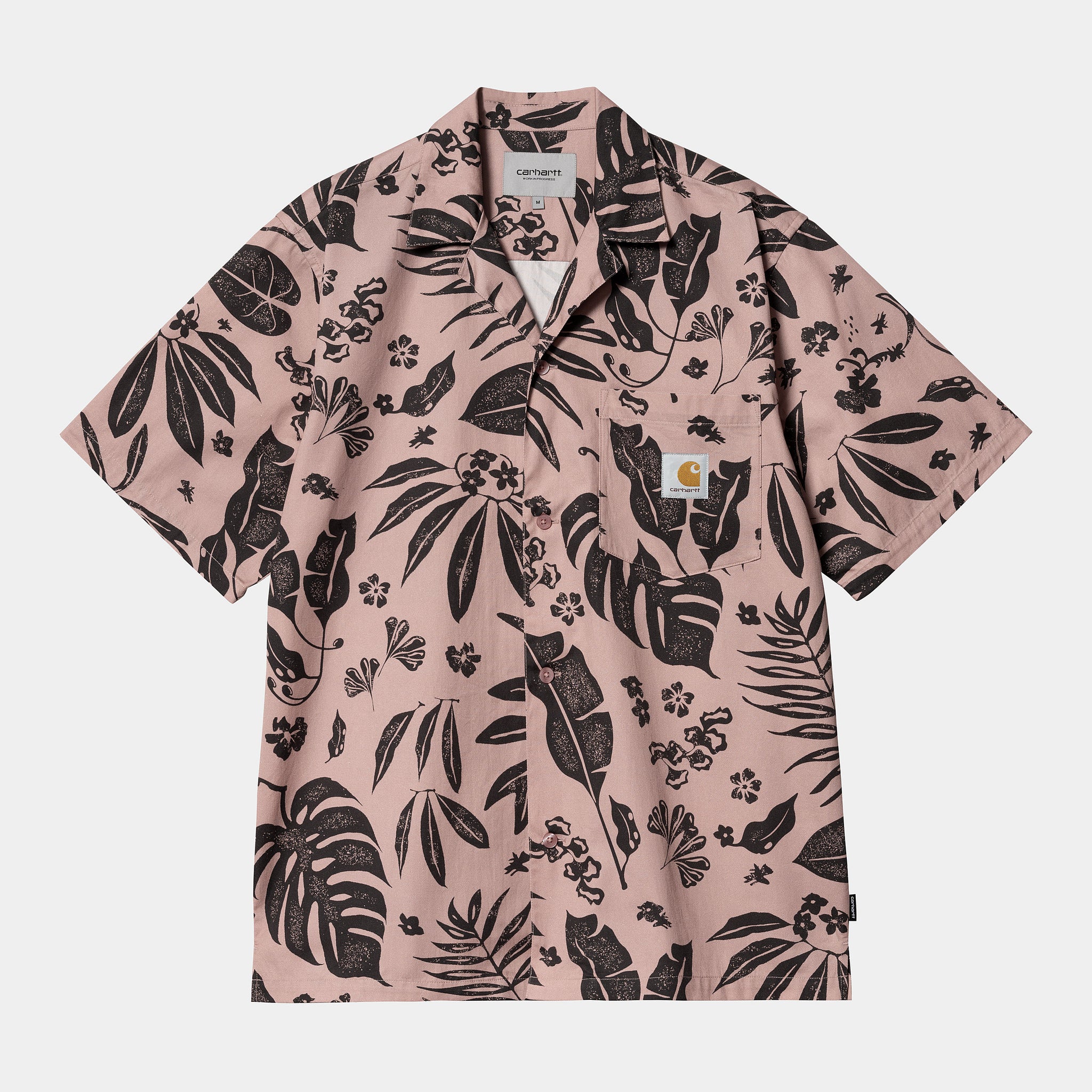 S/S Woodblock Shirt (Glassy Pink)
