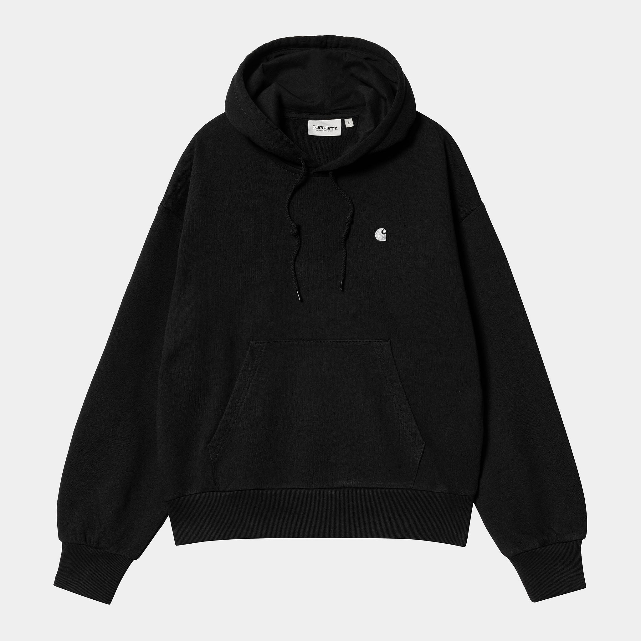W' Hooded Casey Cotton (Black / Silver)