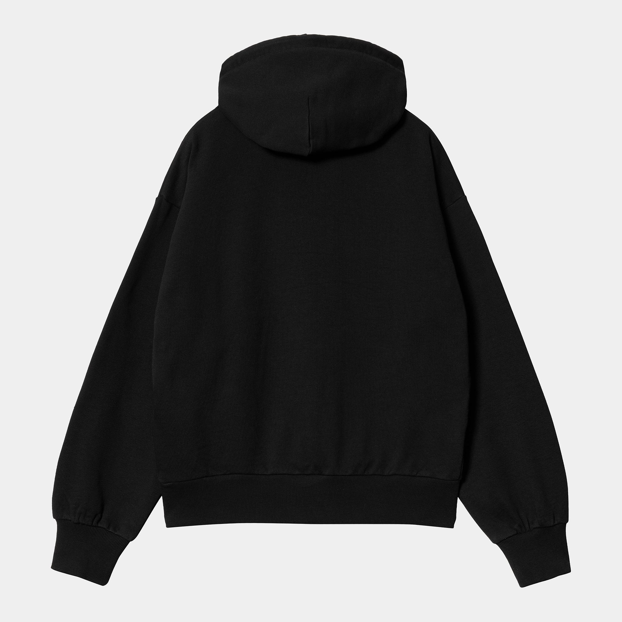 W' Hooded Casey Cotton (Black / Silver)