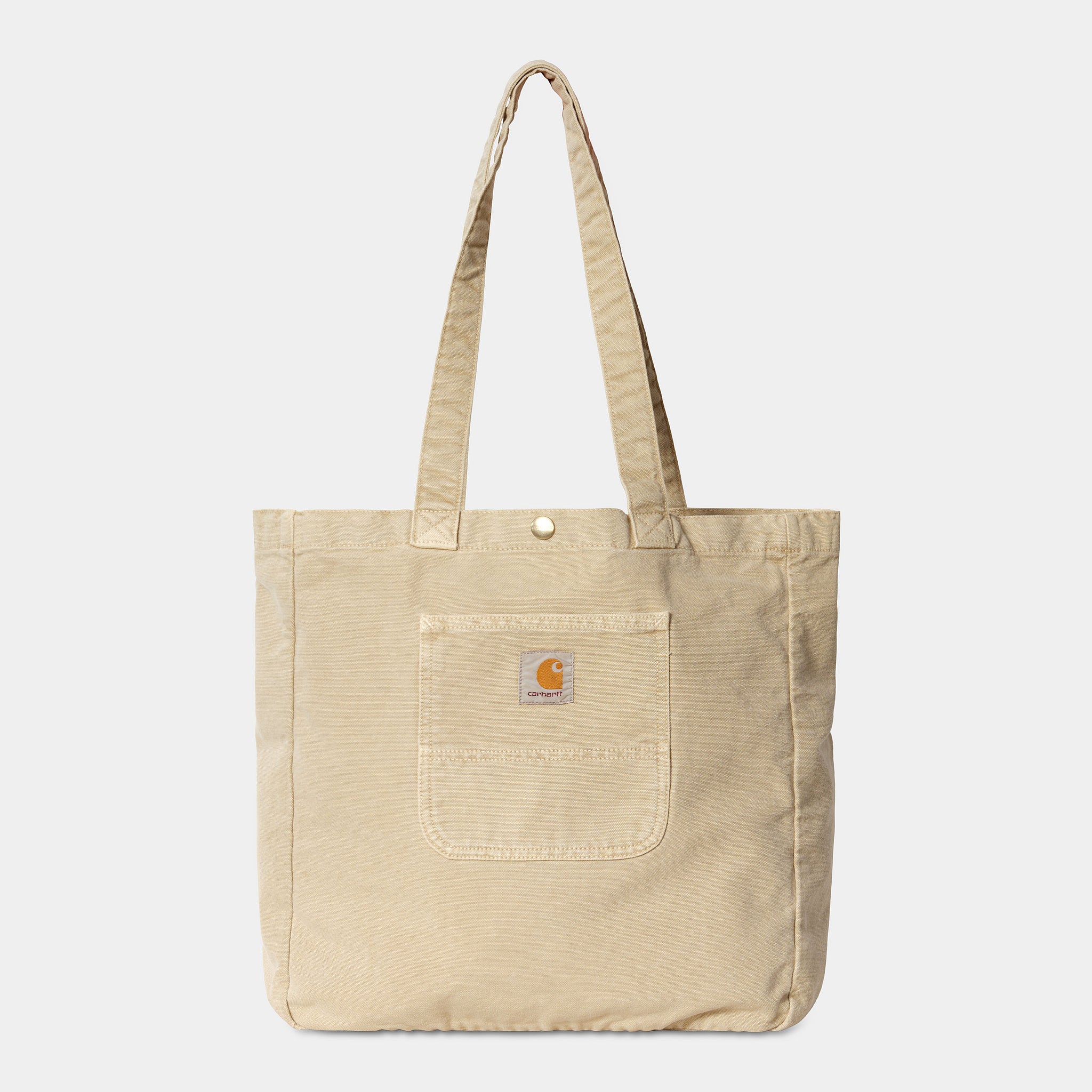 Bayfield Tote Organic Cotton Dearborn Canvas, 12 Oz ( Dusty H Brown Faded)