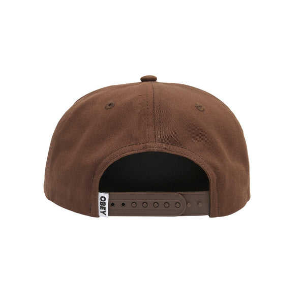 Obey Lowercase 5 Panel Snap (Brown)
