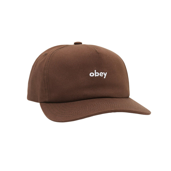 Obey Lowercase 5 Panel Snap (Brown)