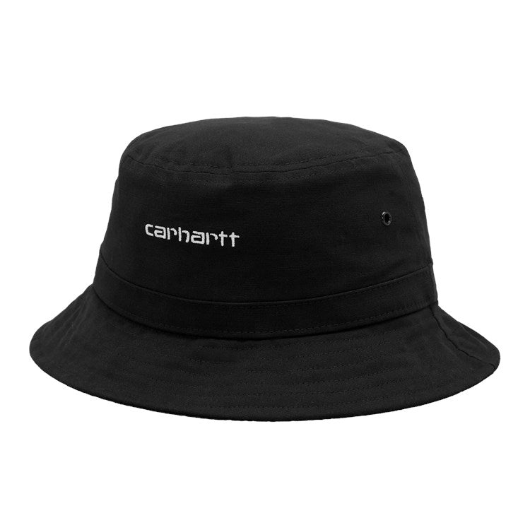Script Bucket Hat (Black / White)