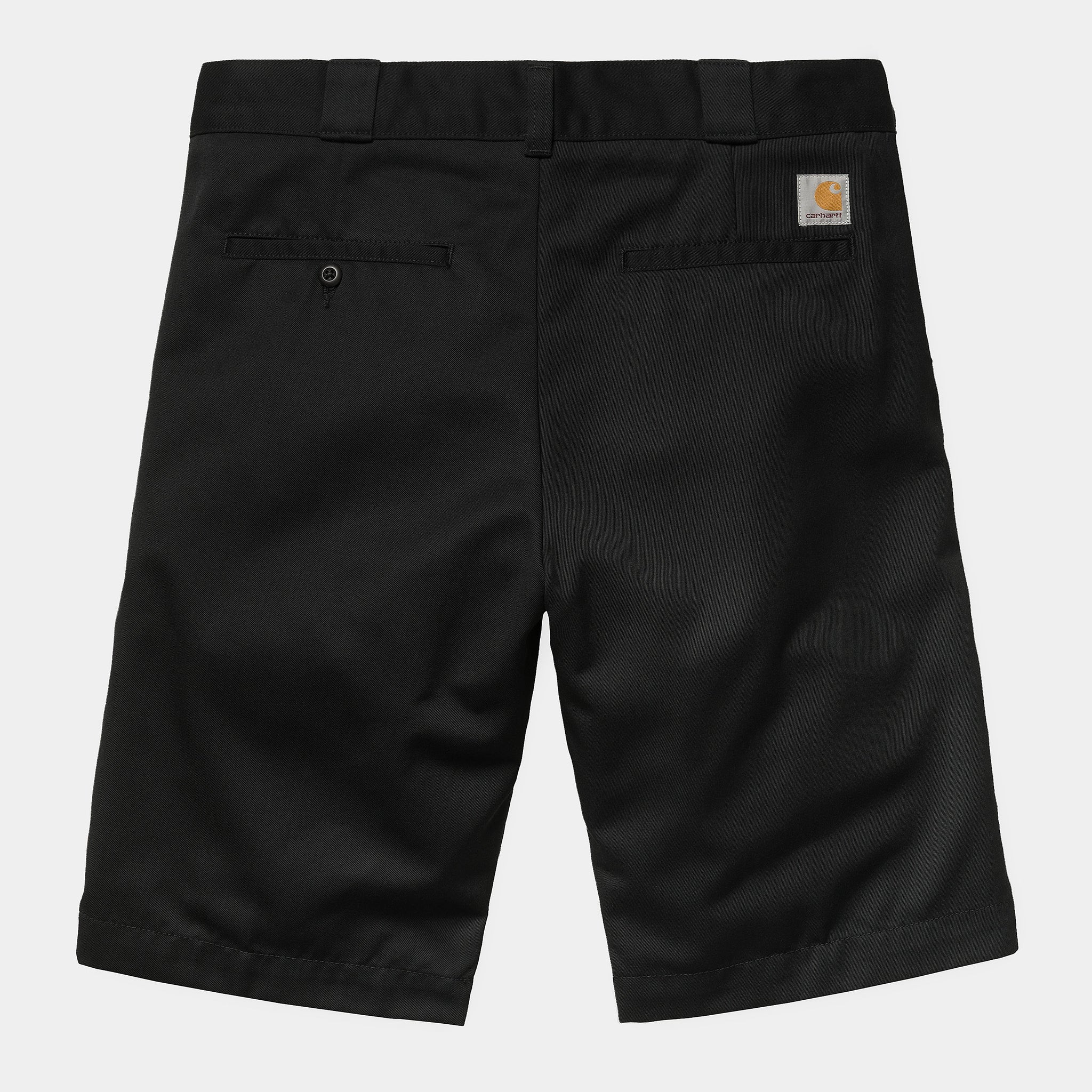 Simple Short Polyester/cotton Denison Twill, 8.8 Oz (Black Rinsed)