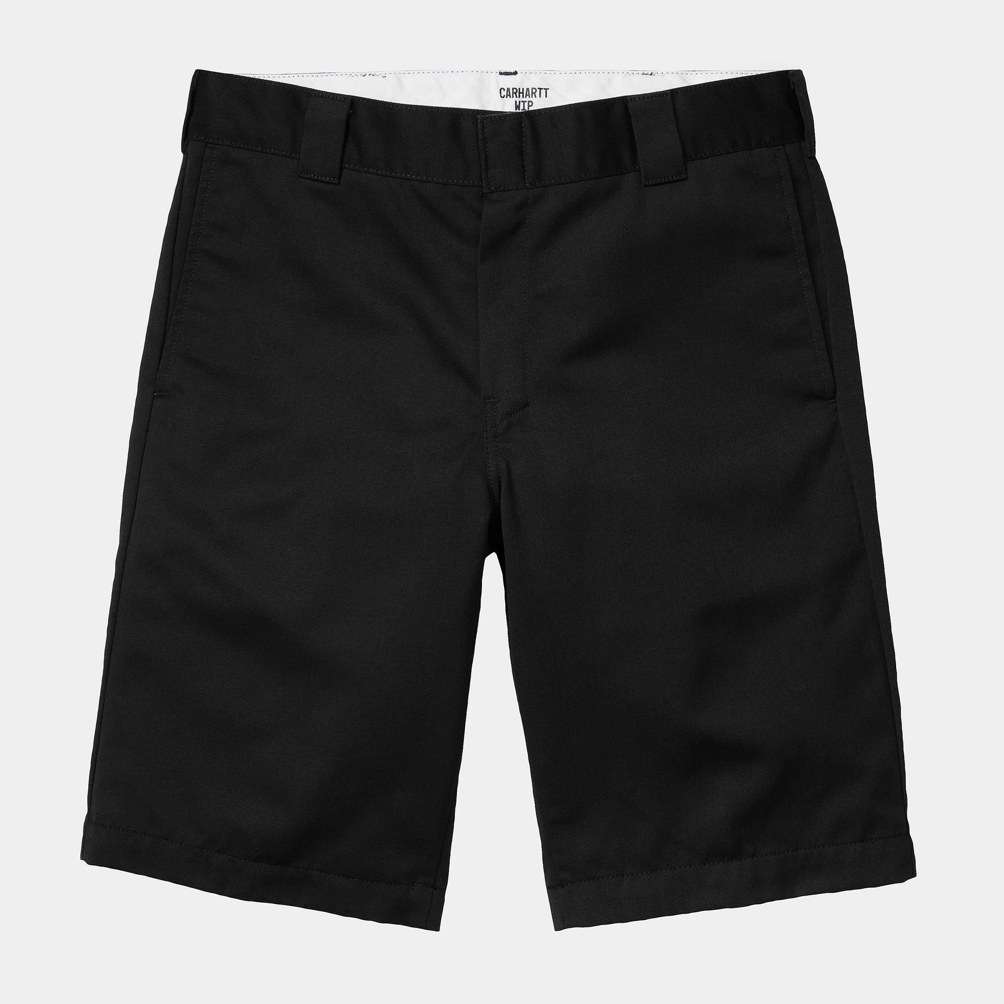 Simple Short Polyester/cotton Denison Twill, 8.8 Oz (Black Rinsed)