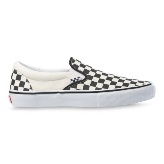 Vans Skate Slip-On (Black/Off White, Checkerboard)